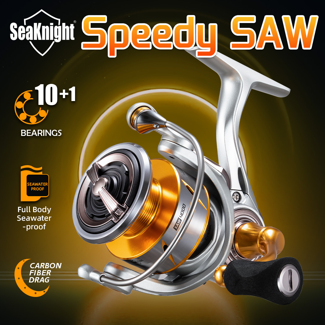 Kastking Reel Zephyr - Kołowrotek spinningowy SeaKnight Brand Speedy SAW