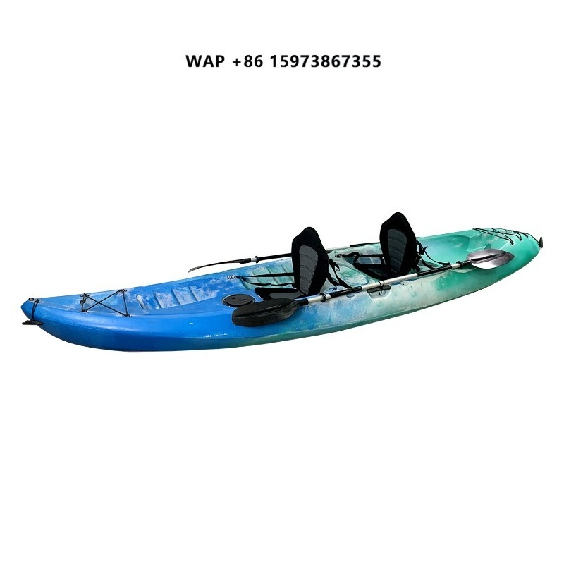 Fishing Kayak Sit In - Kajak wędkarski TOLEE 4m, składany, dwuosobowy,