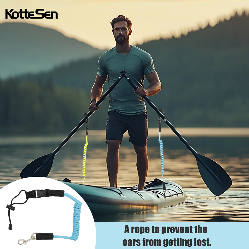 Fishing Kayak Paddle - Sznur do wiosła, sznur zabezpieczający przed