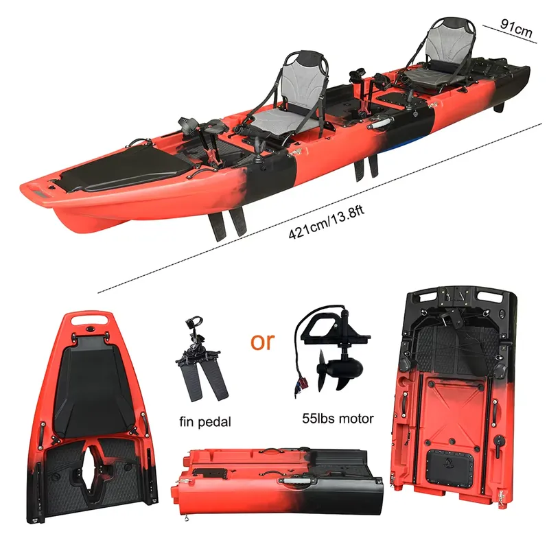Hurtowy kajak wędkarski 14 stó – Fishing Kayak Pedal Drive recenzja i cena