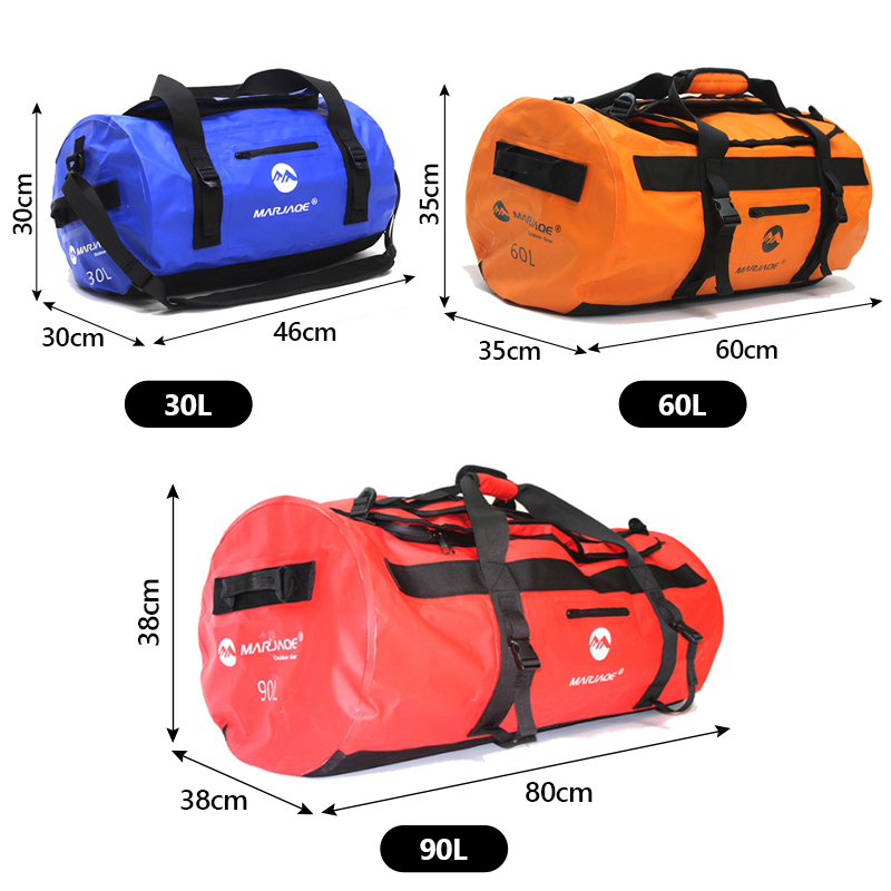 30L 60L 90L Wodoodporna torba  – Fishing Kayak Crate recenzja i cena