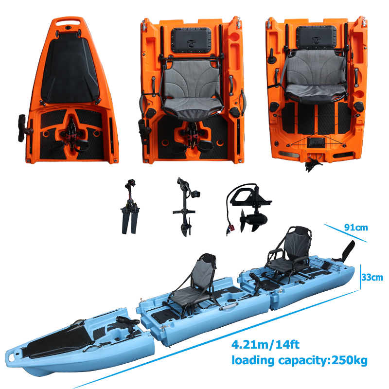 Kajak dwuosobowy rozkładany z  – Fishing Kayak Sit In recenzja i cena