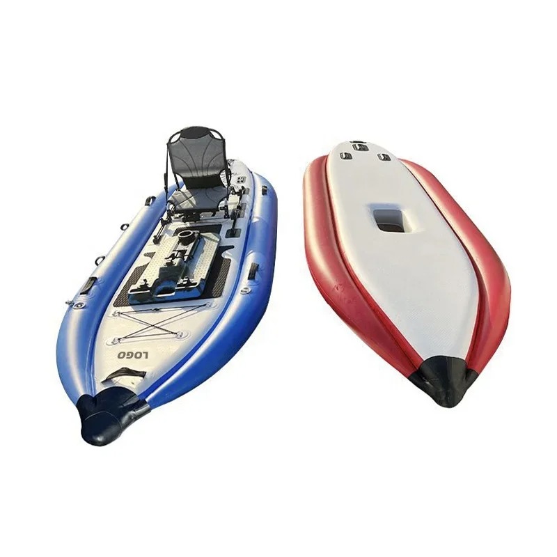 Kajak pedałowy z siateczką na  – Fishing Kayak Pedal Drive recenzja i cena
