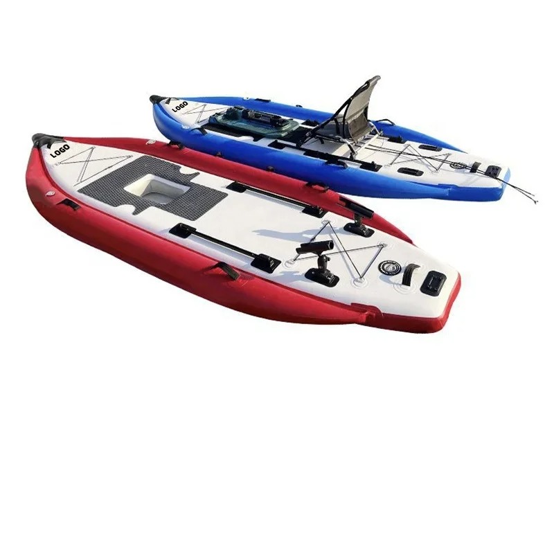 Kajak pedałowy z siateczką na  – Fishing Kayak Pedal Drive recenzja i cena